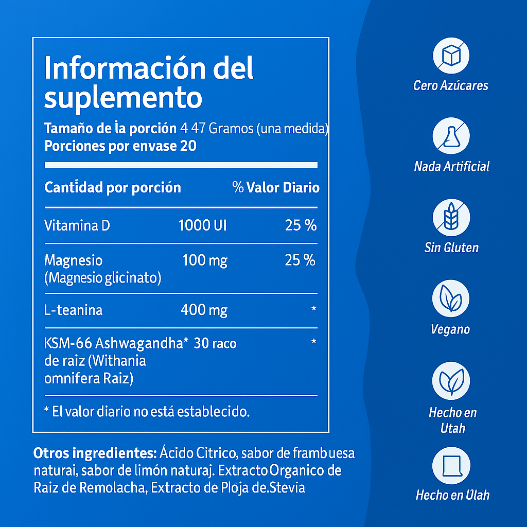 Nello SuperCalm – Mezcla de Bebida Funcional para la Calma